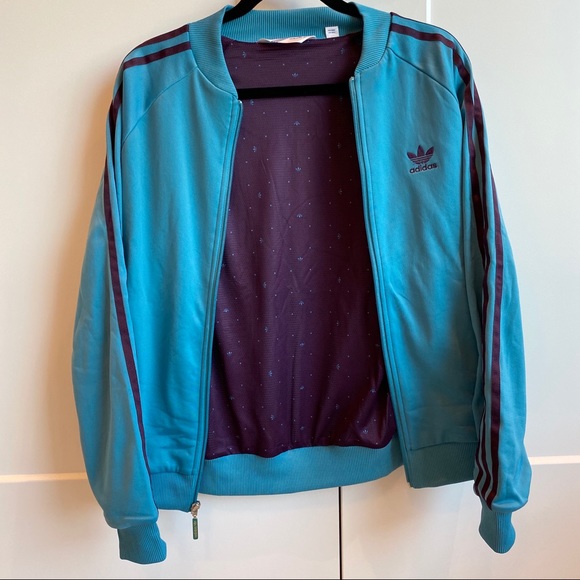 Adidas track jacket in blue never worn - Picture 7 of 7